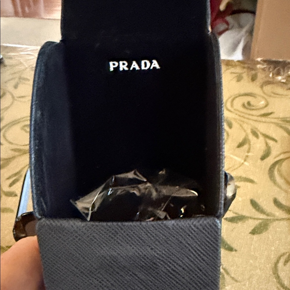 Prada Brown Tortoise and Blue Sunglasses - Picture 3 of 8